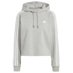 ADIDAS Women's 3-Stripes FT CR Hoody - Hoodie