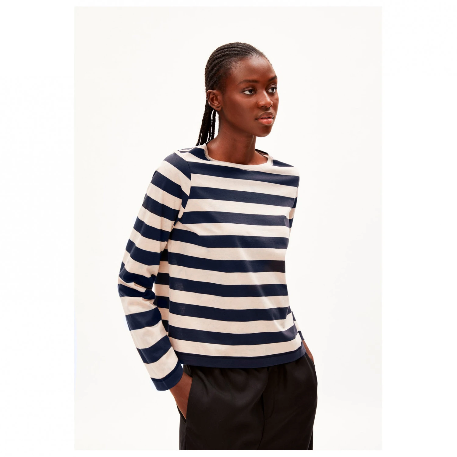 Armedangels Women's Mariekaa Block Stripes - Longsleeve 4 Armedangels Women's Mariekaa Block Stripes - Longsleeve – Bild 2