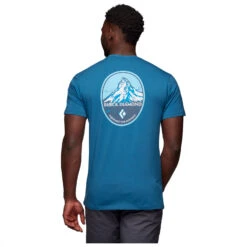 Black Diamond BD Mountain Badge S/S - T-Shirt -Armedange Kleidung Geschaft black diamond bd mountain badge s s t shirt detail 3