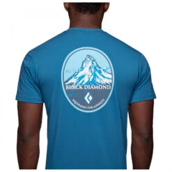 Black Diamond BD Mountain Badge S/S - T-Shirt -Armedange Kleidung Geschaft black diamond bd mountain badge s s t shirt detail 4