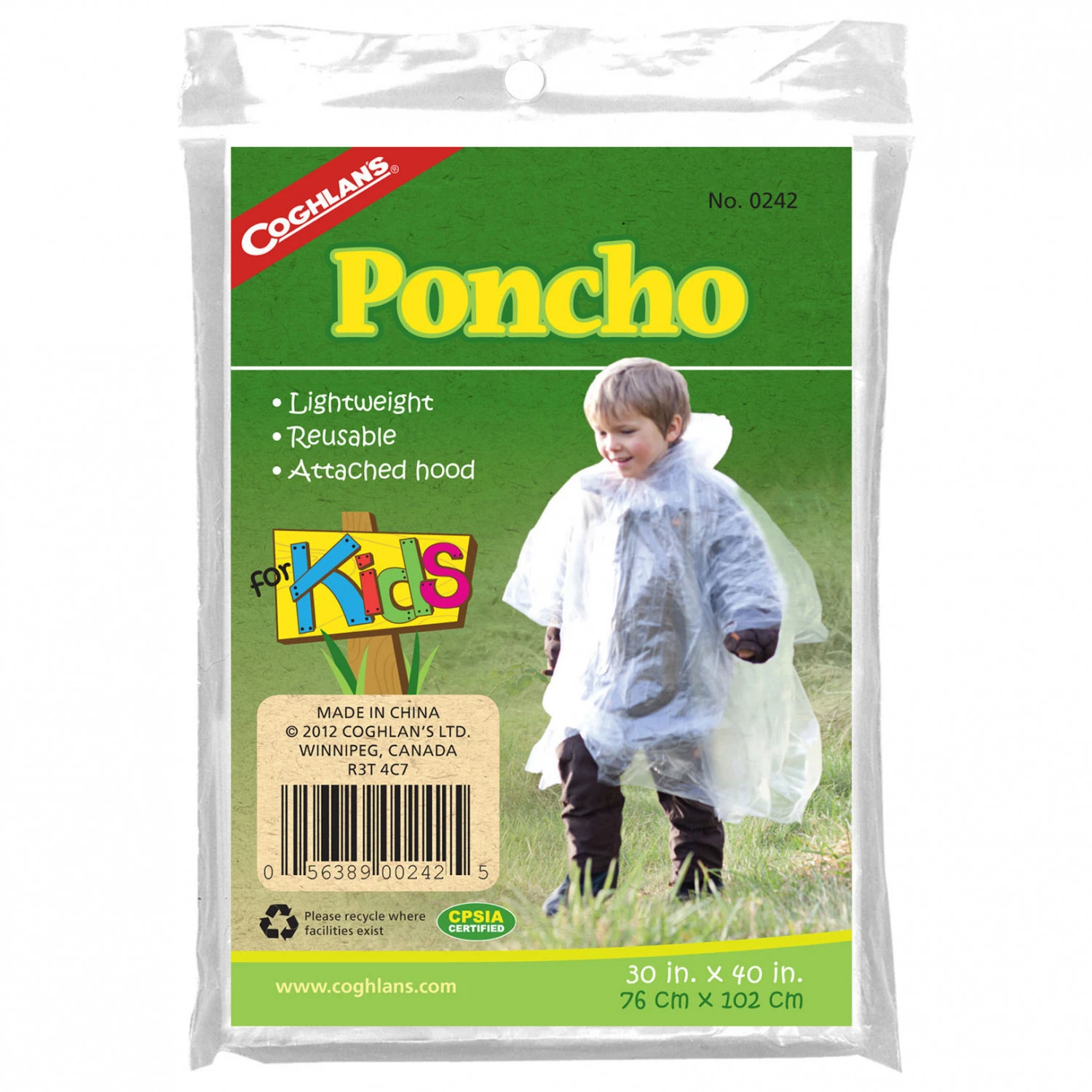 Coghlans Notfall-Poncho Für Kinder - Poncho 3 Coghlans Notfall-Poncho Für Kinder - Poncho