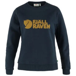 FJÄLLRÄVEN Women's Fjällräven Logo Sweater - Pullover -Armedange Kleidung Geschaft fjaellraeven womens fjaellraeven logo sweater pullover 3
