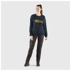 FJÄLLRÄVEN Women's Fjällräven Logo Sweater - Pullover -Armedange Kleidung Geschaft fjaellraeven womens fjaellraeven logo sweater pullover detail 3