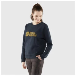FJÄLLRÄVEN Women's Fjällräven Logo Sweater - Pullover -Armedange Kleidung Geschaft fjaellraeven womens fjaellraeven logo sweater pullover detail 4