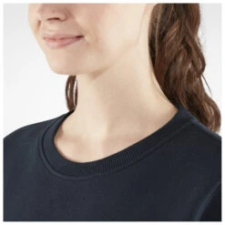 FJÄLLRÄVEN Women's Fjällräven Logo Sweater - Pullover -Armedange Kleidung Geschaft fjaellraeven womens fjaellraeven logo sweater pullover detail 7