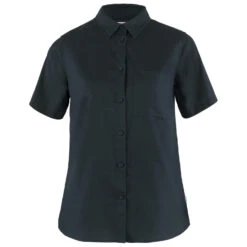 FJÄLLRÄVEN Women's Övik Travel Shirt S/S - Bluse -Armedange Kleidung Geschaft fjaellraeven womens oevik travel shirt s s bluse 1