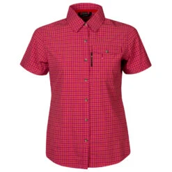 Halti Women's Leiri S/S Check Shirt - Bluse -Armedange Kleidung Geschaft halti womens leiri s s check shirt bluse 4