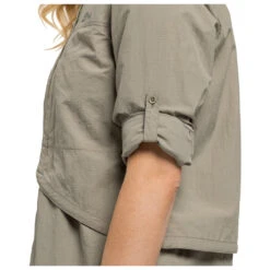 Jack Wolfskin Women's Diskovera L/S Shirt - Bluse -Armedange Kleidung Geschaft jack wolfskin womens diskovera l s shirt bluse detail 8