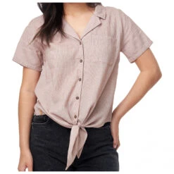 Tentree Women's Tie Front Shirt - Bluse 7 Tentree Women's Tie Front Shirt - Bluse -Armedange Kleidung Geschaft tentree womens tie front shirt bluse 1