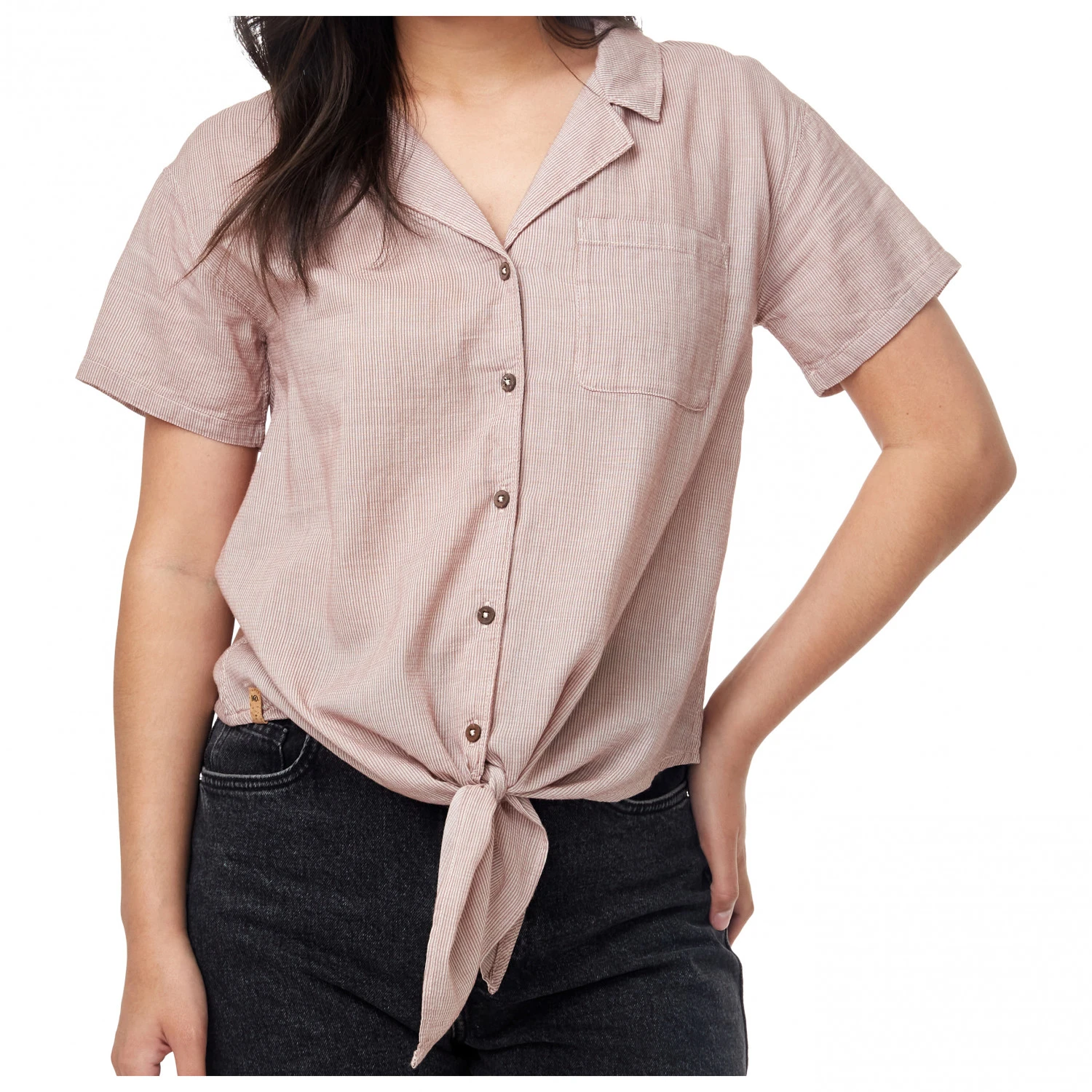 Tentree Women's Tie Front Shirt - Bluse 5 Tentree Women's Tie Front Shirt - Bluse – Bild 3