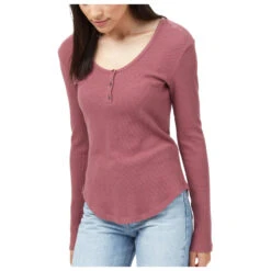 Tentree Women's Treewaffle Henley Longsleeve - Longsleeve