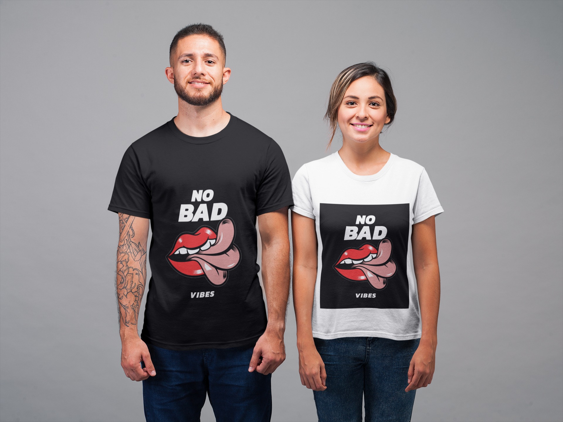 Armedange Kleidung Geschaft -Armedange Kleidung Geschaft mockup of a man and a woman wear